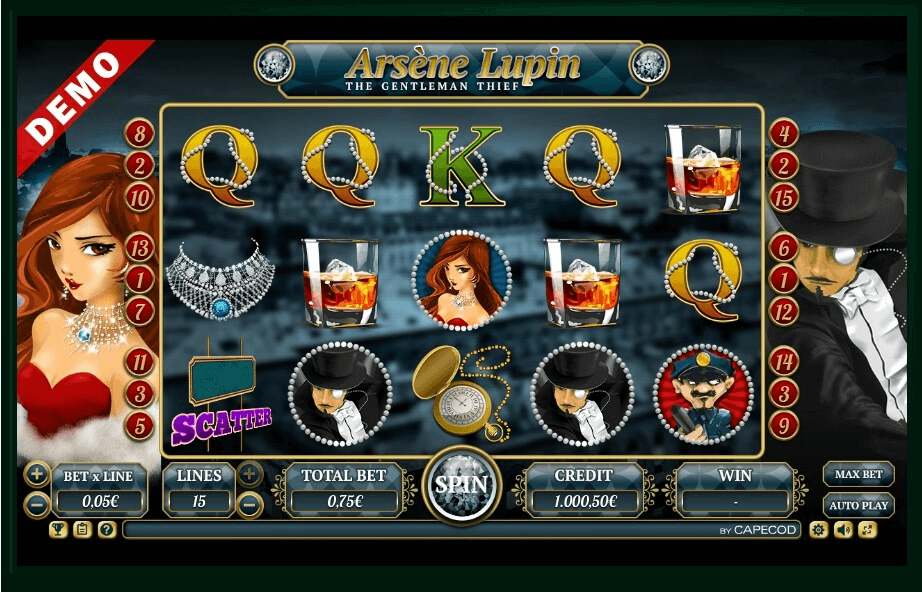 Arsene Lupin slot play free