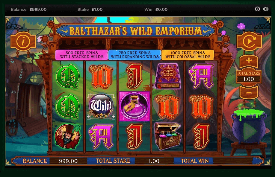 Balthazars Wild Emporium slot play free