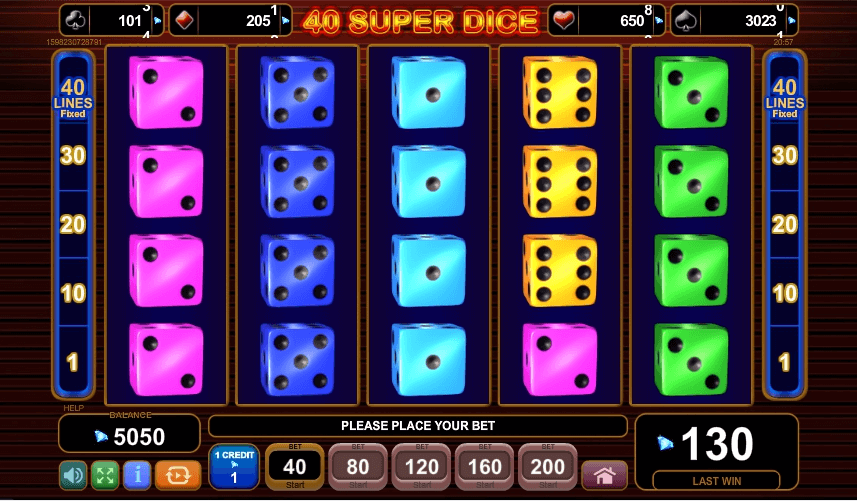 40 Super Dice slot play free