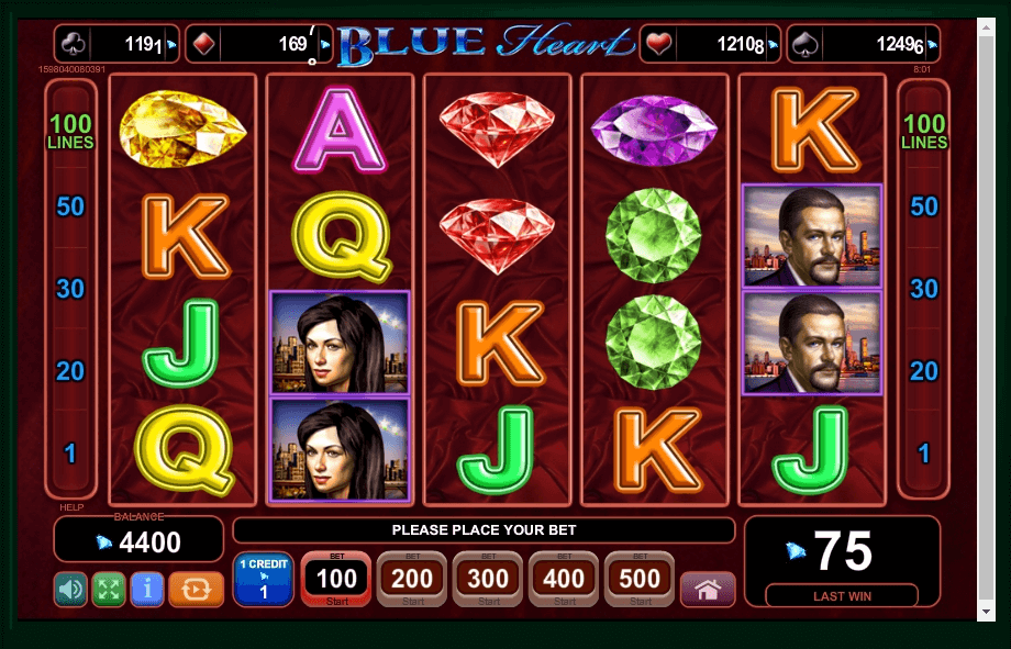 Blue Heart slot play free