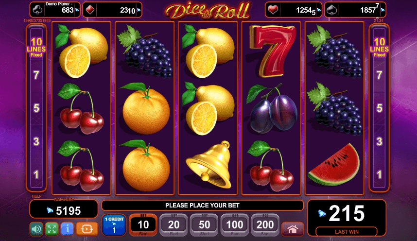 Dice and Roll slot play free