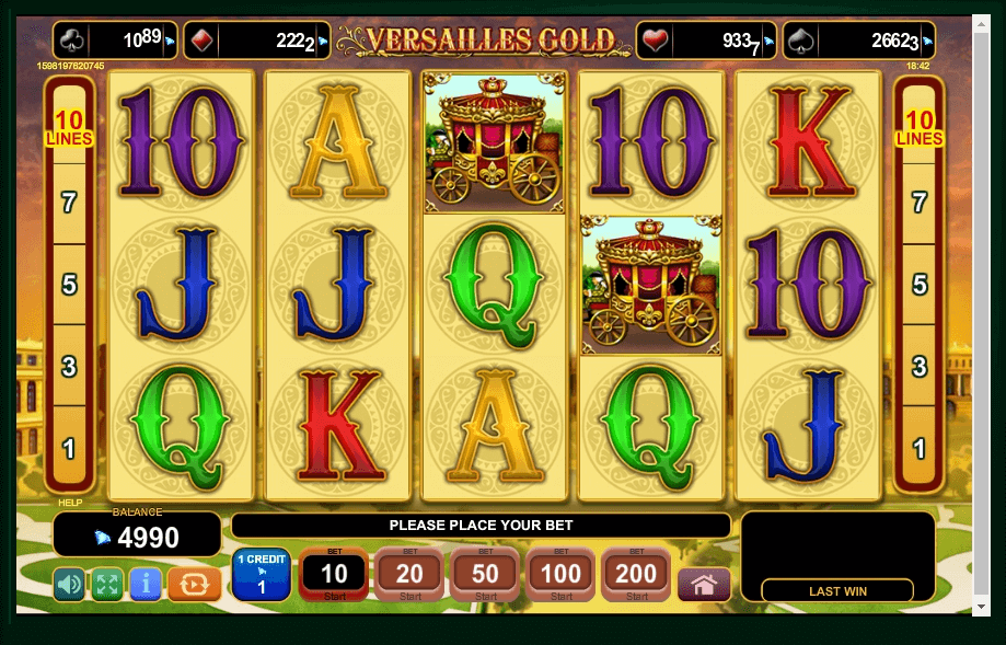Versailles Gold slot play free