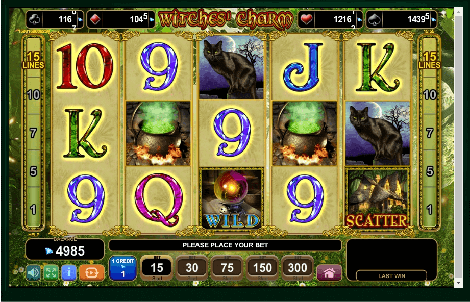 Witches Charm slot play free
