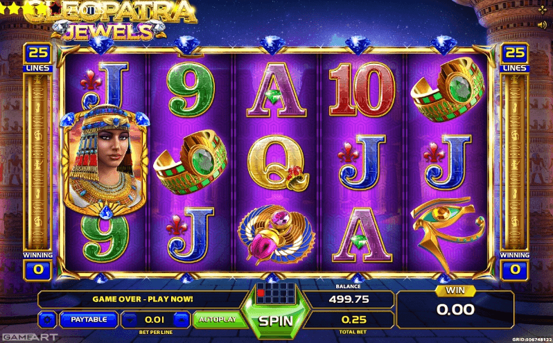 Cleopatra Jewels slot play free