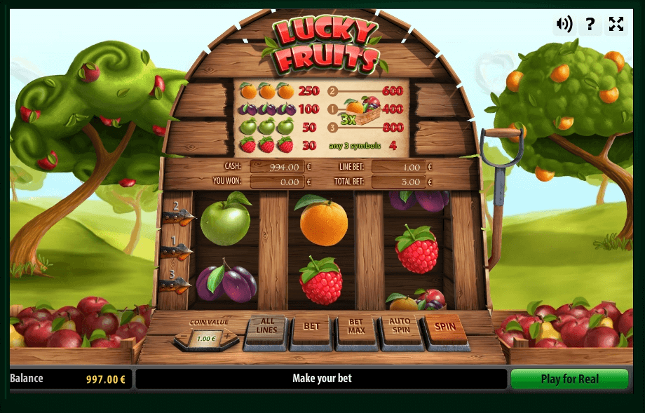 Lucky Fruits slot play free