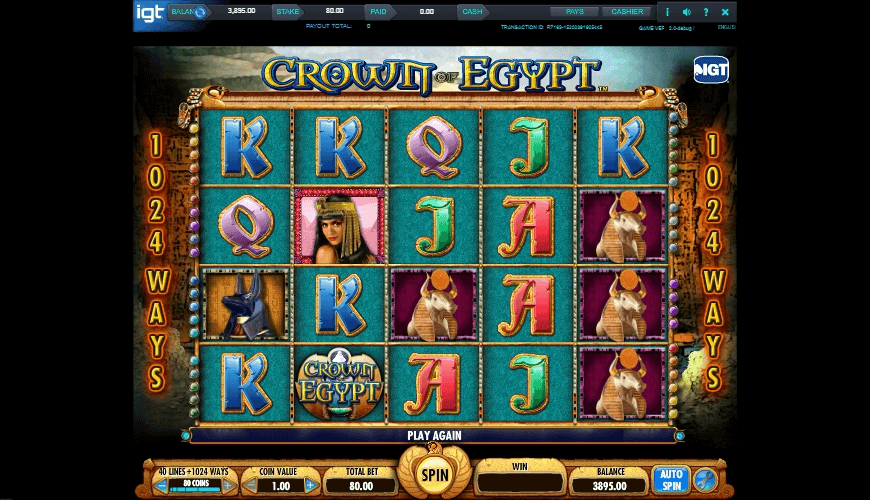 Crown of Egypt slot play free