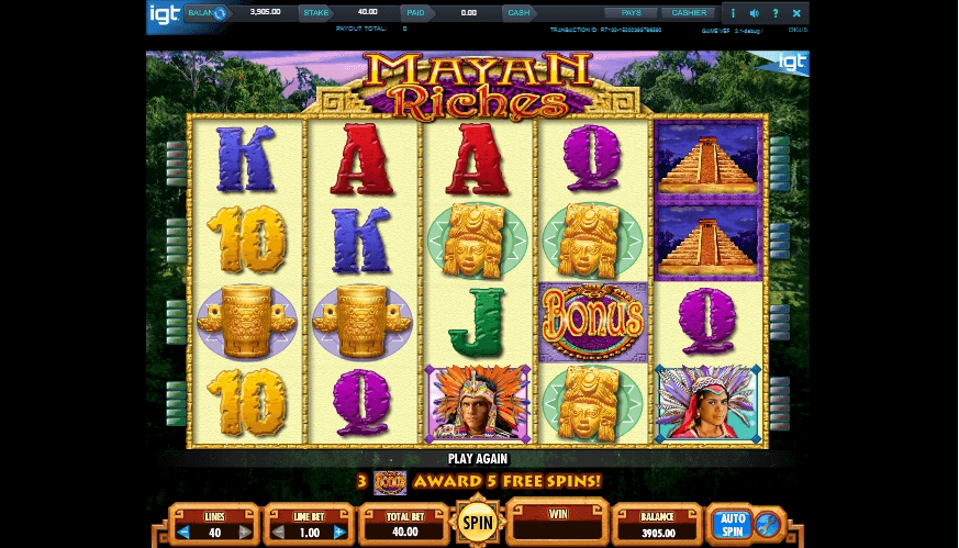 Mayan Riches slot play free