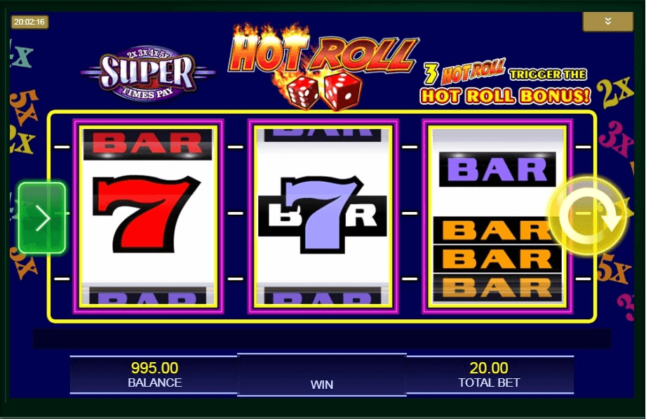 Super Times Pay Hot Roll slot play free