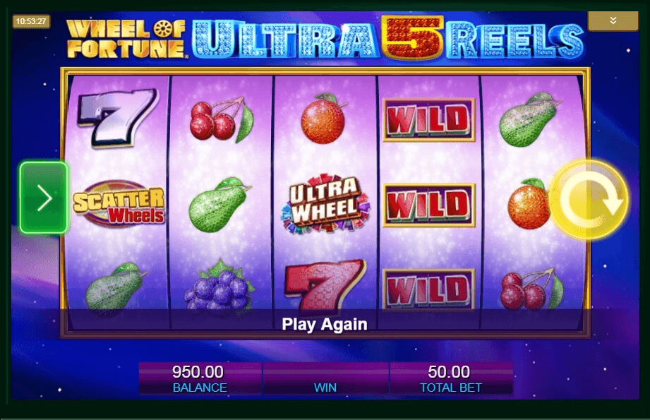Wheel of Fortune Ultra 5 reels slot play free