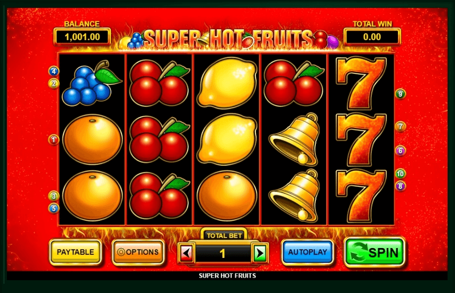 Super Hot Fruits slot play free