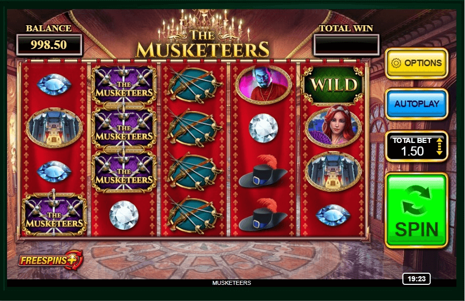 The Musketeers slot play free