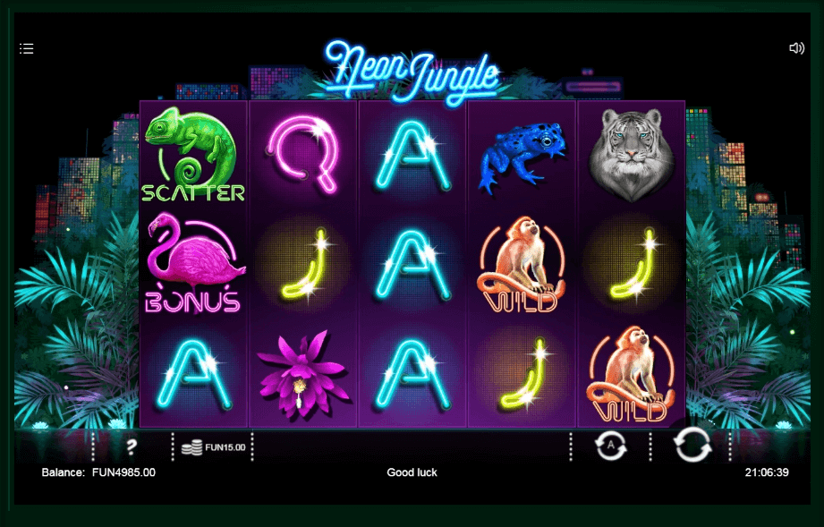 Neon Jungle slot play free