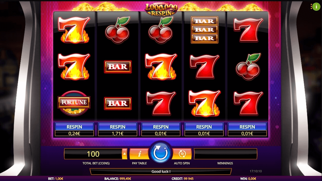Million Coins Respins slot play free