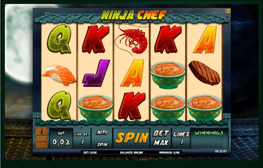 Ninja Chef slot play free