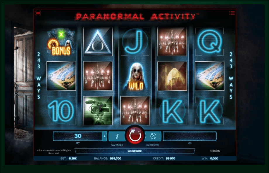 Paranormal Activity No Download Slot
