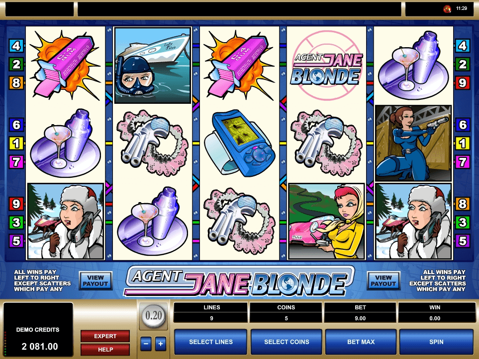 Agent Jane Blonde Free Online Slots chicago slot machine online free 