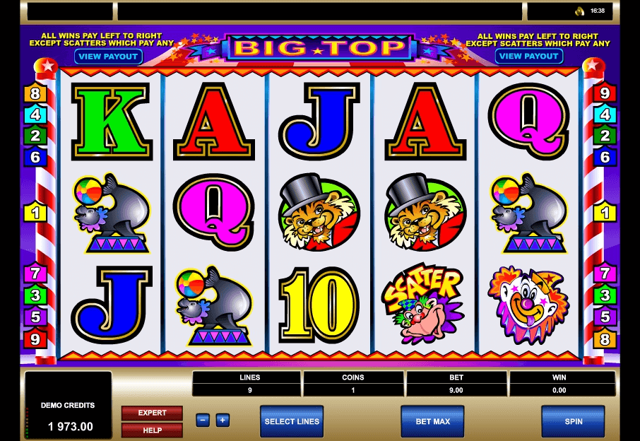 Big Top Slot Machine ᗎ Play FREE Casino Game Online by