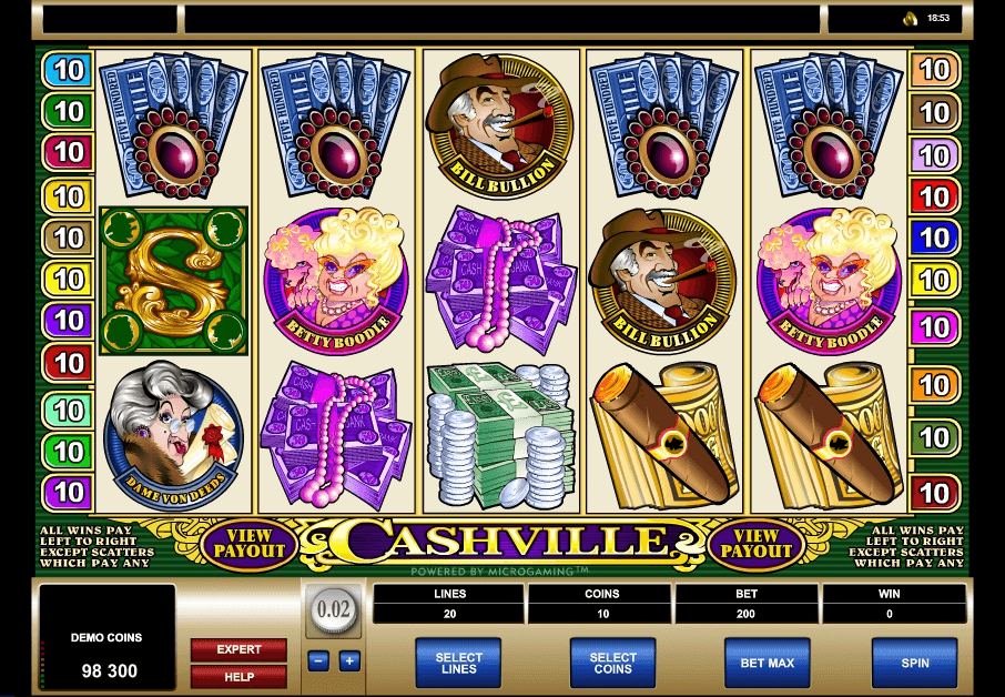 Cashville slot play free