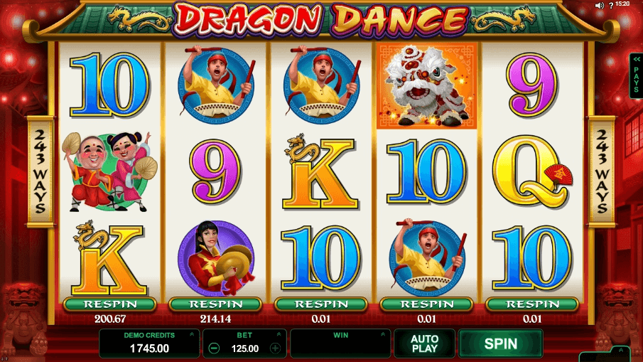 Dragon Dance slot play free