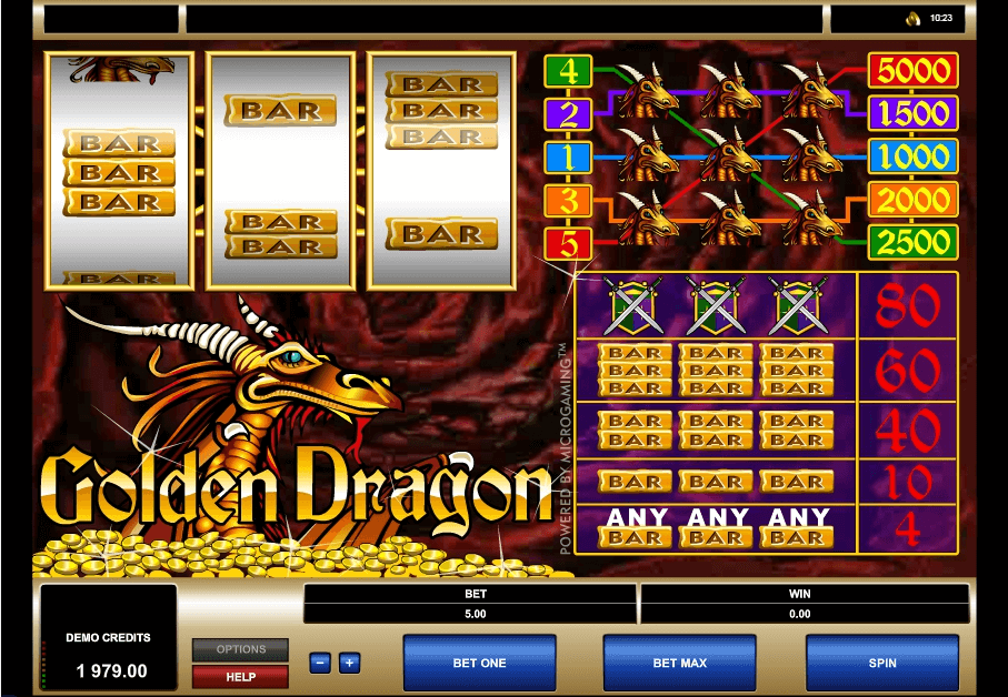 Golden Dragon slot play free