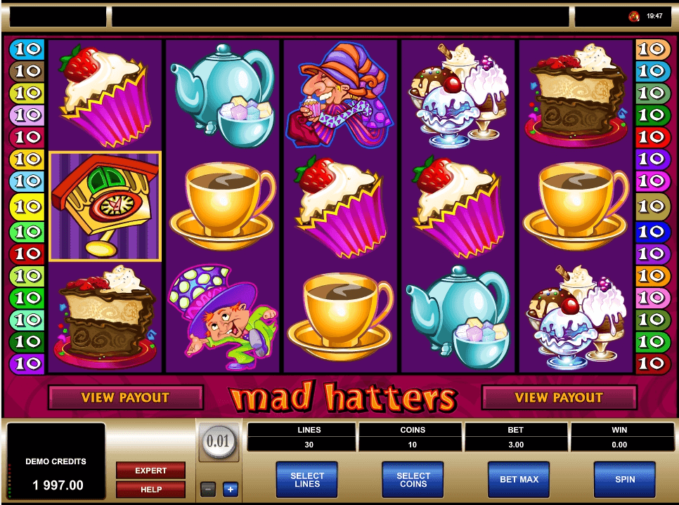 Mad Hatters slot play free