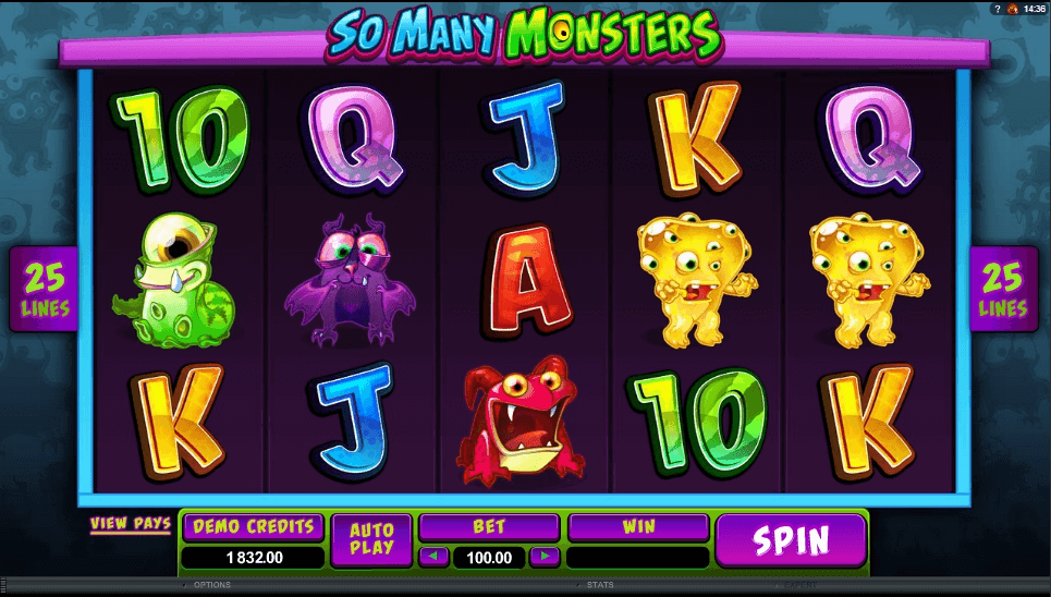 So Many Monsters slot play free