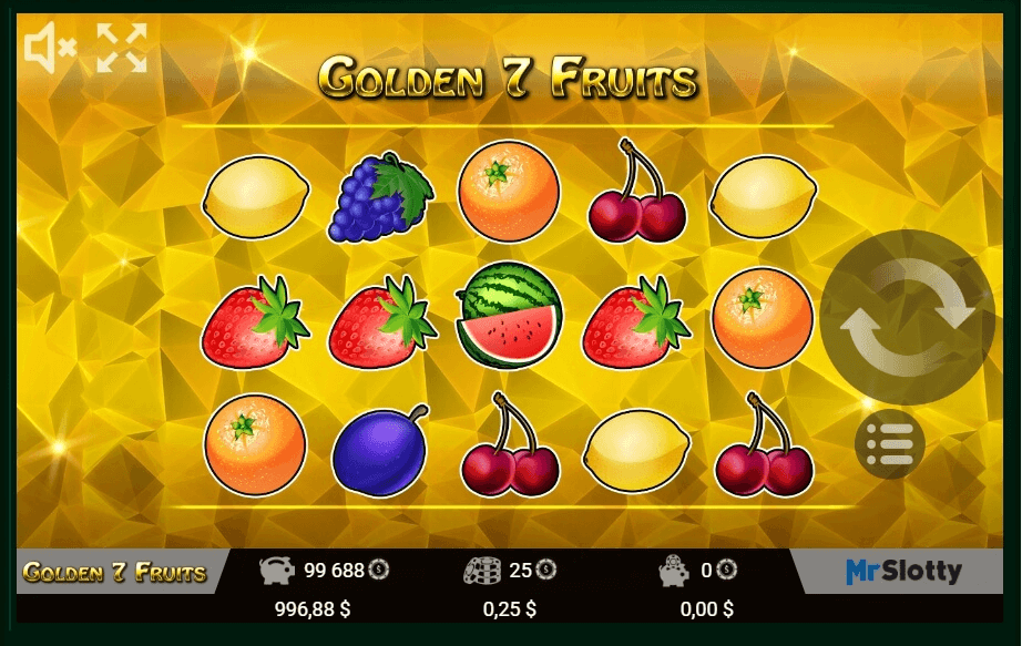 Golden 7 Fruits slot play free