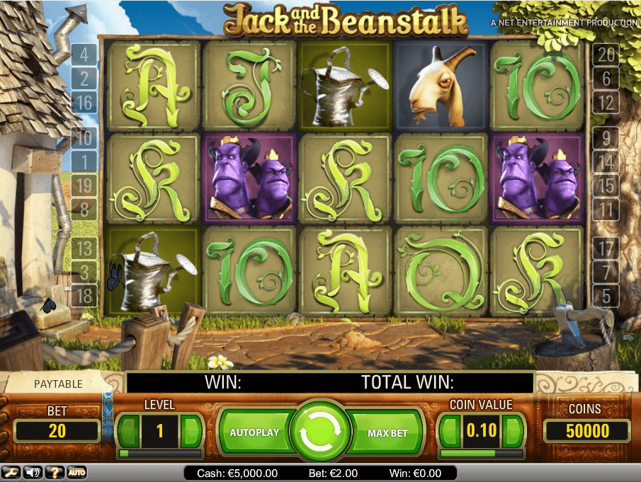 Jack and the Beanstalk slot play free