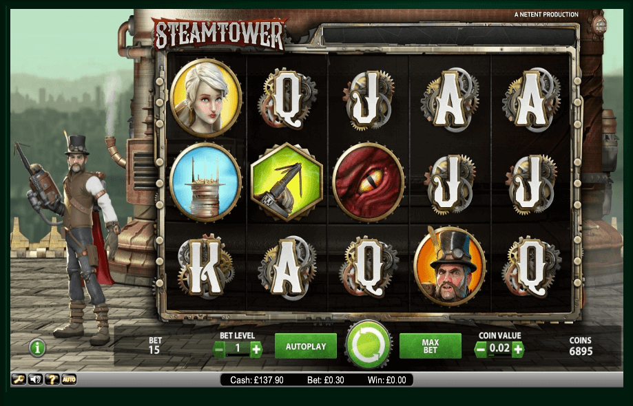 Steam Tower slot play free