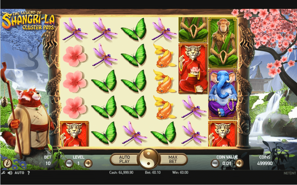 The Legend of Shangri-La: Cluster Pays slot play free