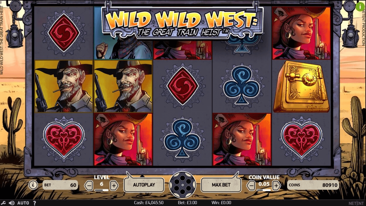 Wild Wild West: The Great Train Heist slot play free