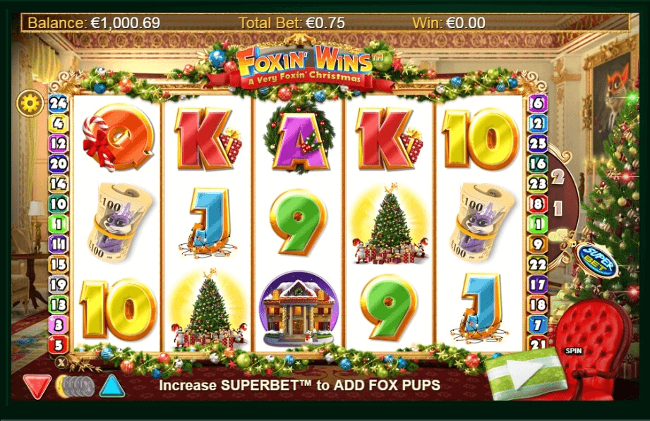 Foxin’ Wins A Very Foxin’ Christmas slot play free