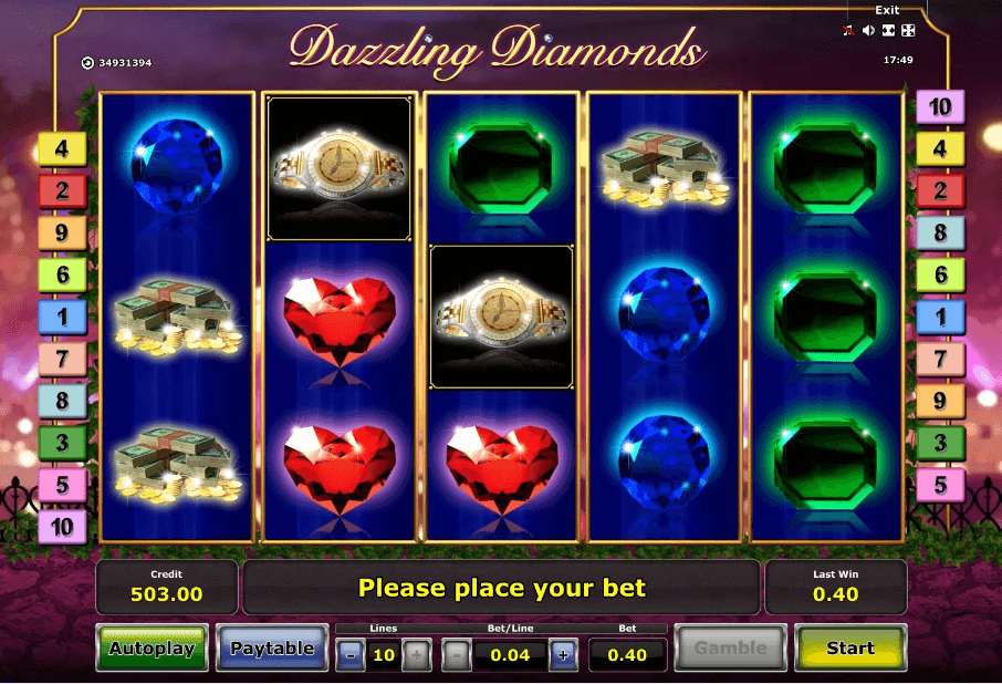 Dazzling Diamonds slot play free