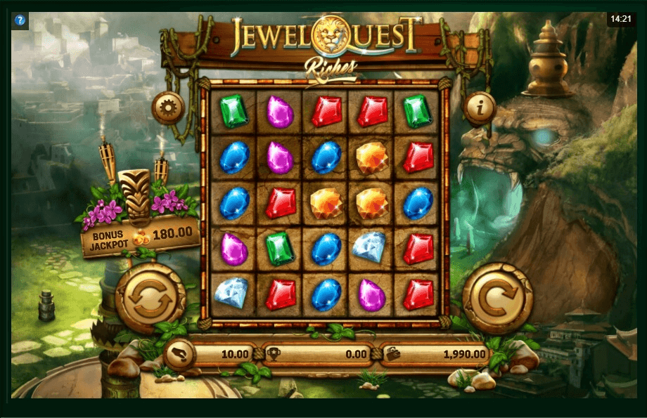 Jewel Quest Riches slot play free