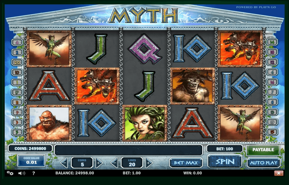 Myth slot play free