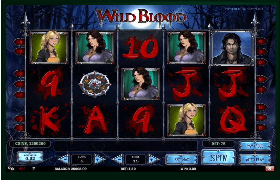 Wild Blood slot play free