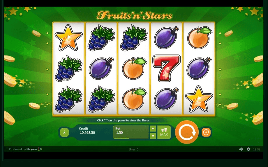 Fruits and Stars slot play free