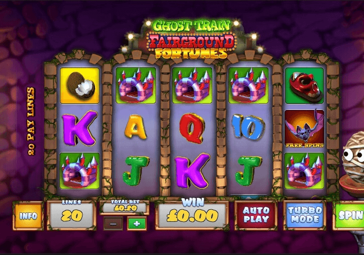 Fairground Fortunes Ghost Train slot play free