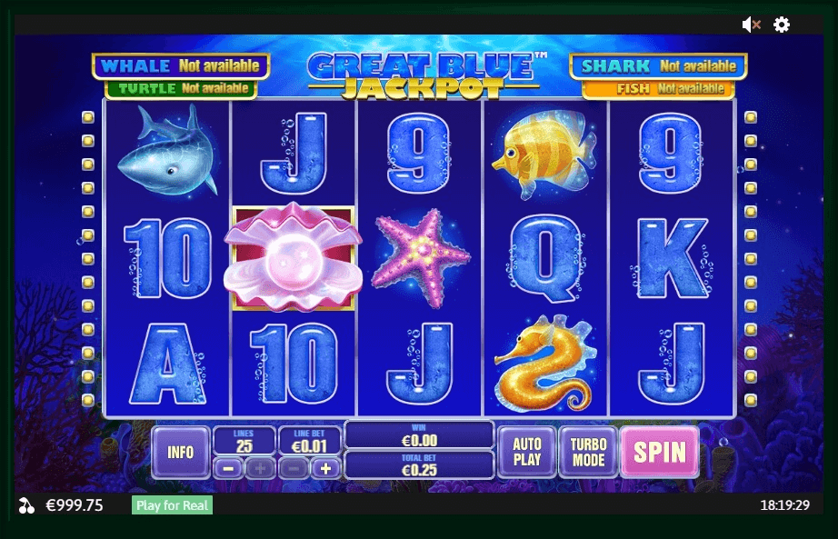 Great Blue Jackpot slot play free