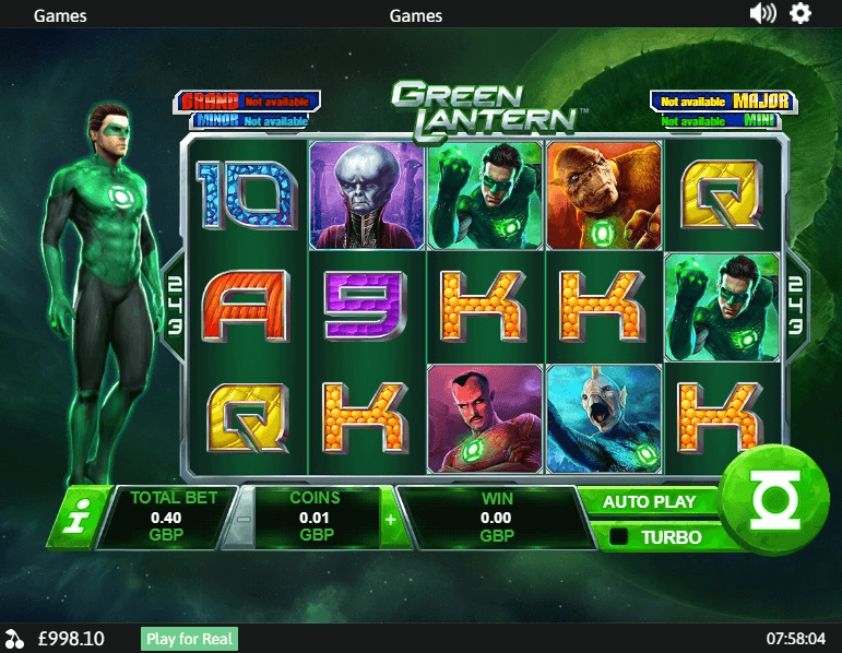 Green Lantern Slot Machine ᗎ Play FREE Casino Game Online by Playtech