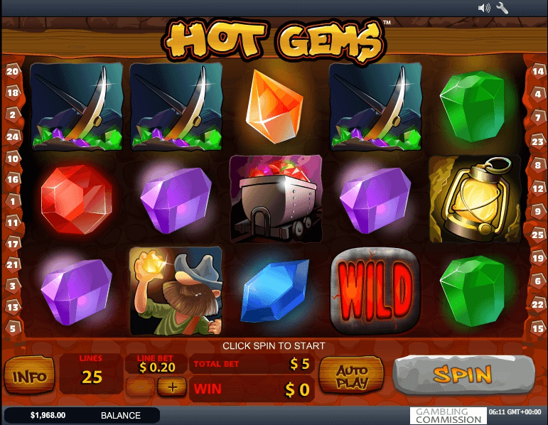 Hot Gems slot play free