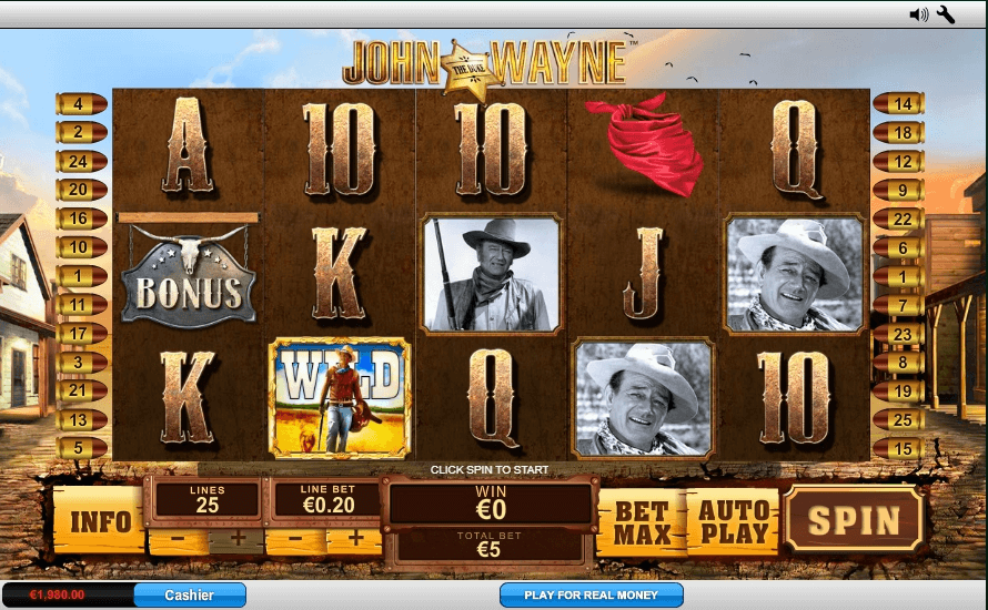 John Wayne slot play free