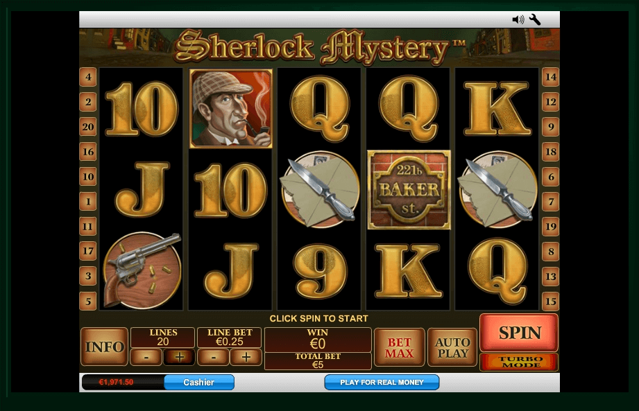 Sherlock Mystery slot play free
