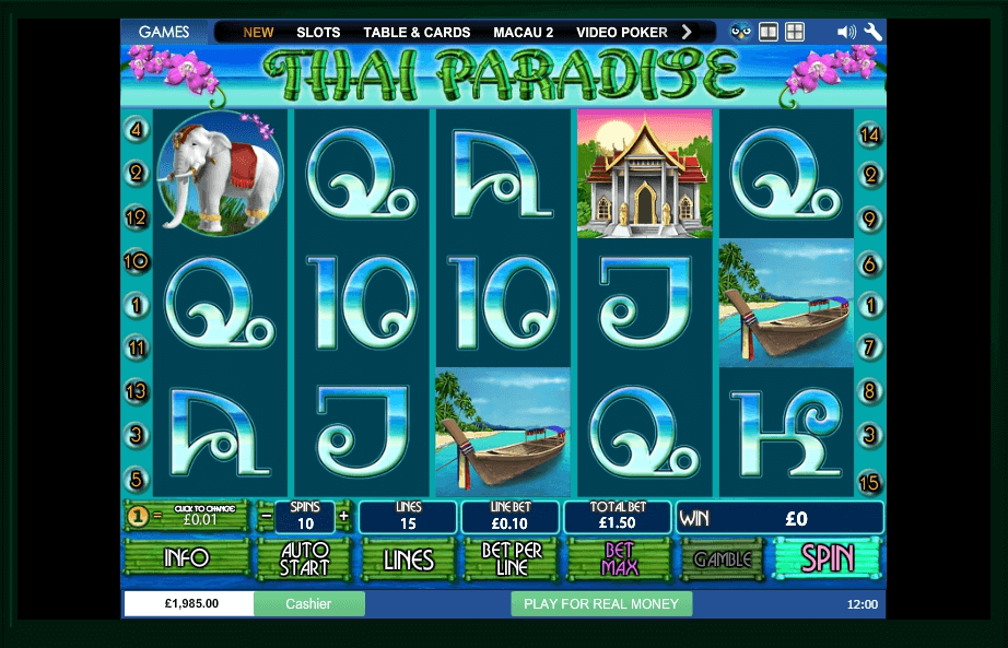 Thai Paradise slot play free