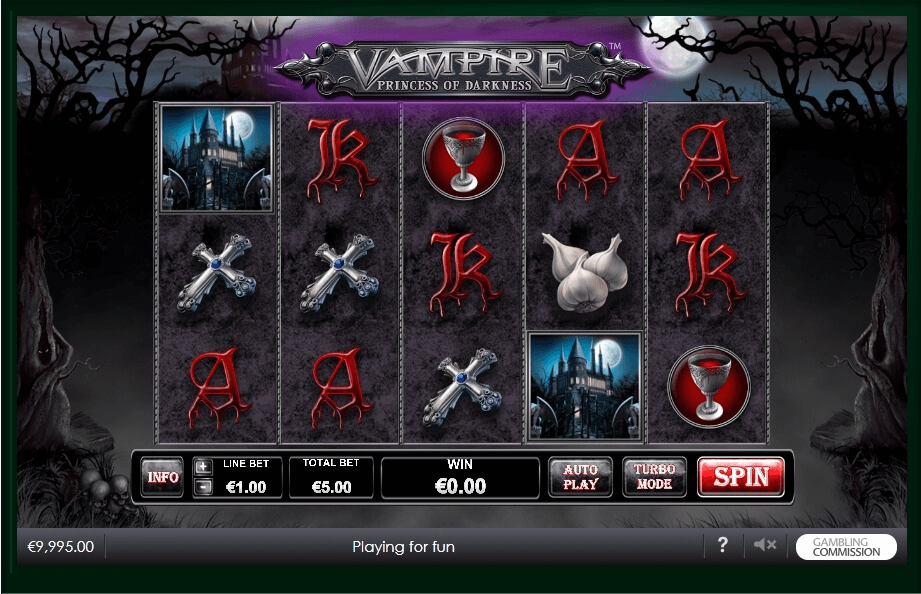 Vampire Princess of Darkness slot play free