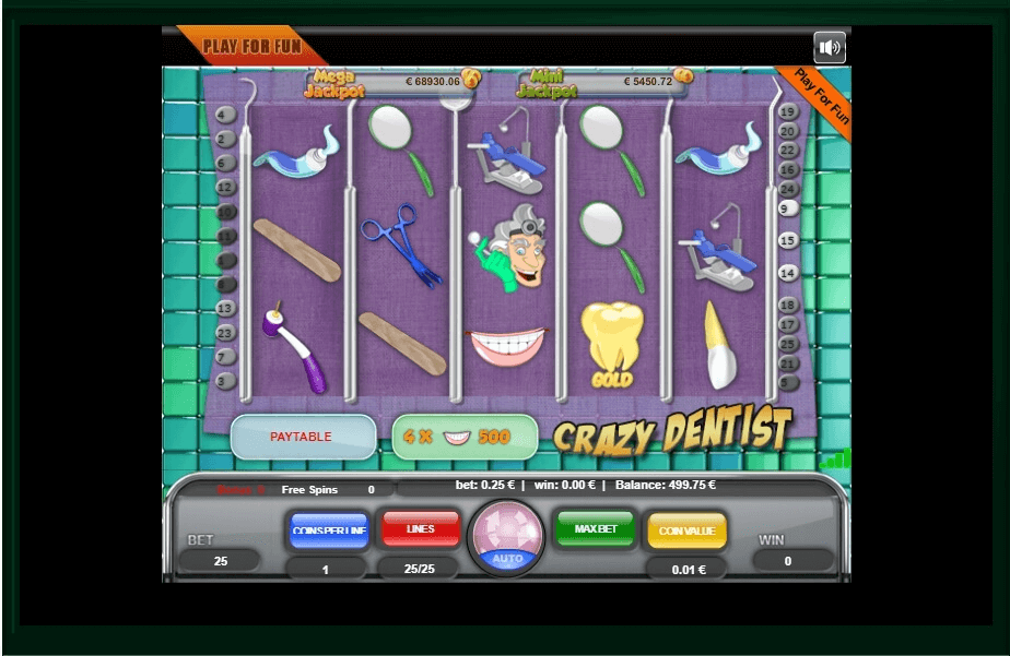Crazy Dentist slot play free