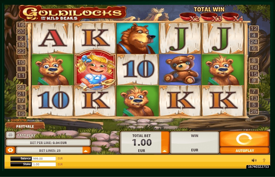 Goldilocks And The Wild Bears slot play free