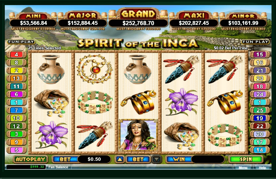 Spirit of the Inca slot play free