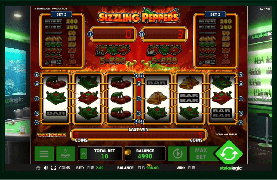 Sizzling Peppers slot play free